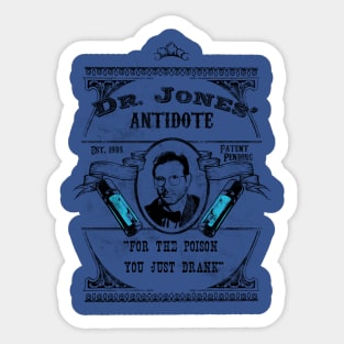 Dr. Jones' Antidote Sticker